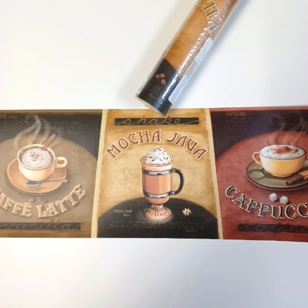 Wallpaper Border Café Coffee Cappuccino 2 rolls
